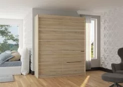 Kaappi ADRK Furniture Spectra, Tammen Värinen -Huonekalut myymälä kaappi adrk furniture spectra tammen varinen a715a palaute reference