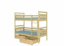 Kerrossänky ADRK Furniture Ada 90x200cm, Vaaleanruskea