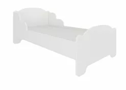 Lasten Sänky ADRK Furniture Amadis 144, 140x70 Cm, Valkoinen