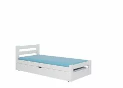 Sänky ADRK Furniture Nelga, 80x180 Cm, Valkoinen