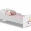 Sänky ADRK Furniture Ximena Unicorn, 140x70 Cm, Valkoinen