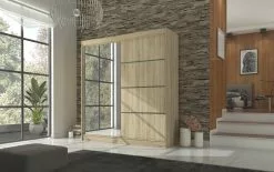 Vaatekaappi Adrk Furniture Gilton 200 Cm, Tammi