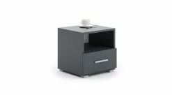 Yöpöytä ADRK Furniture Emi 09, Harmaa